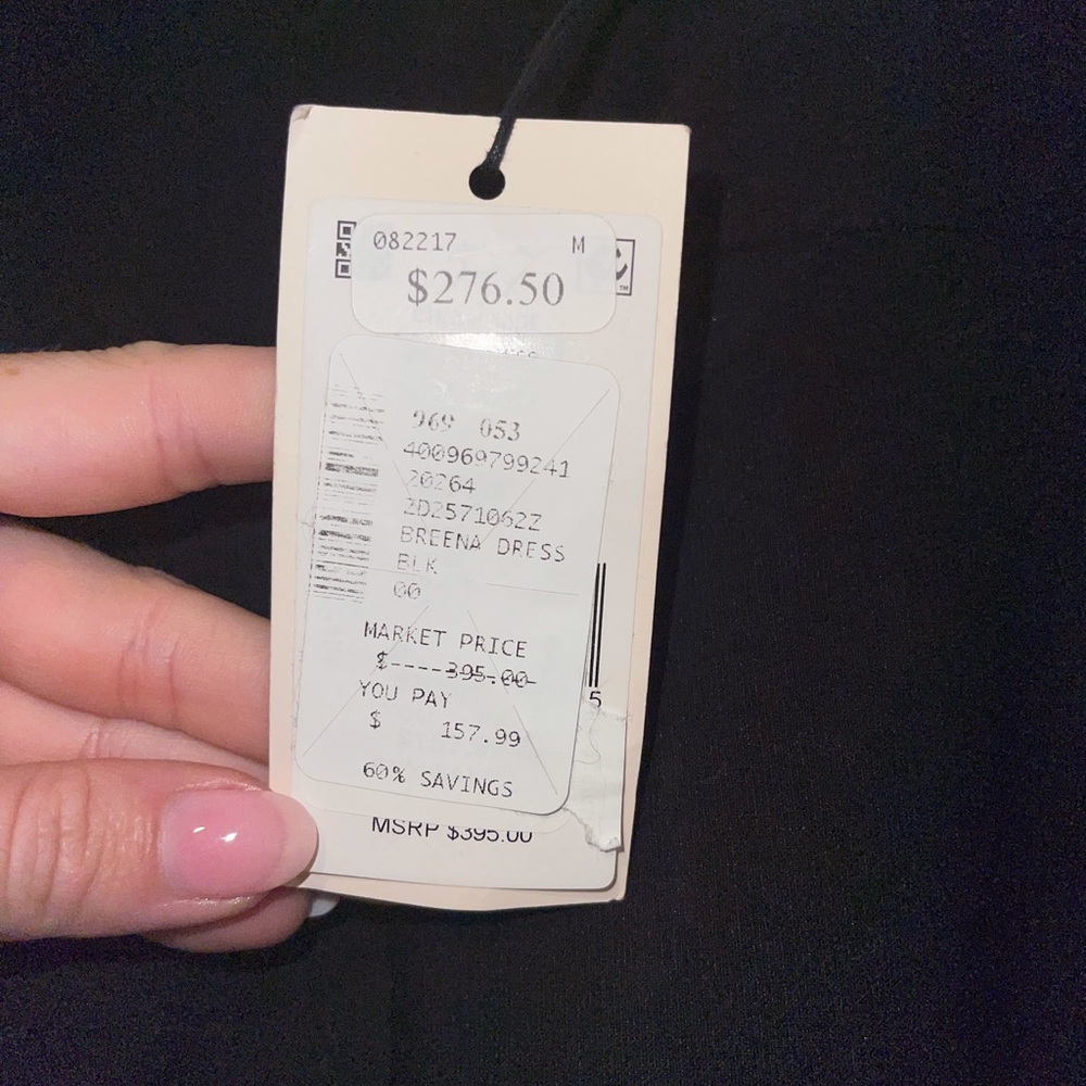 Cinq a sept Breena dress size 00 black never worn